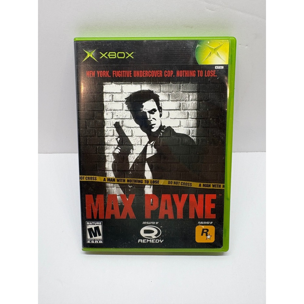 Max Payne Video Game Microsoft Xbox Remedy Rockstar Games